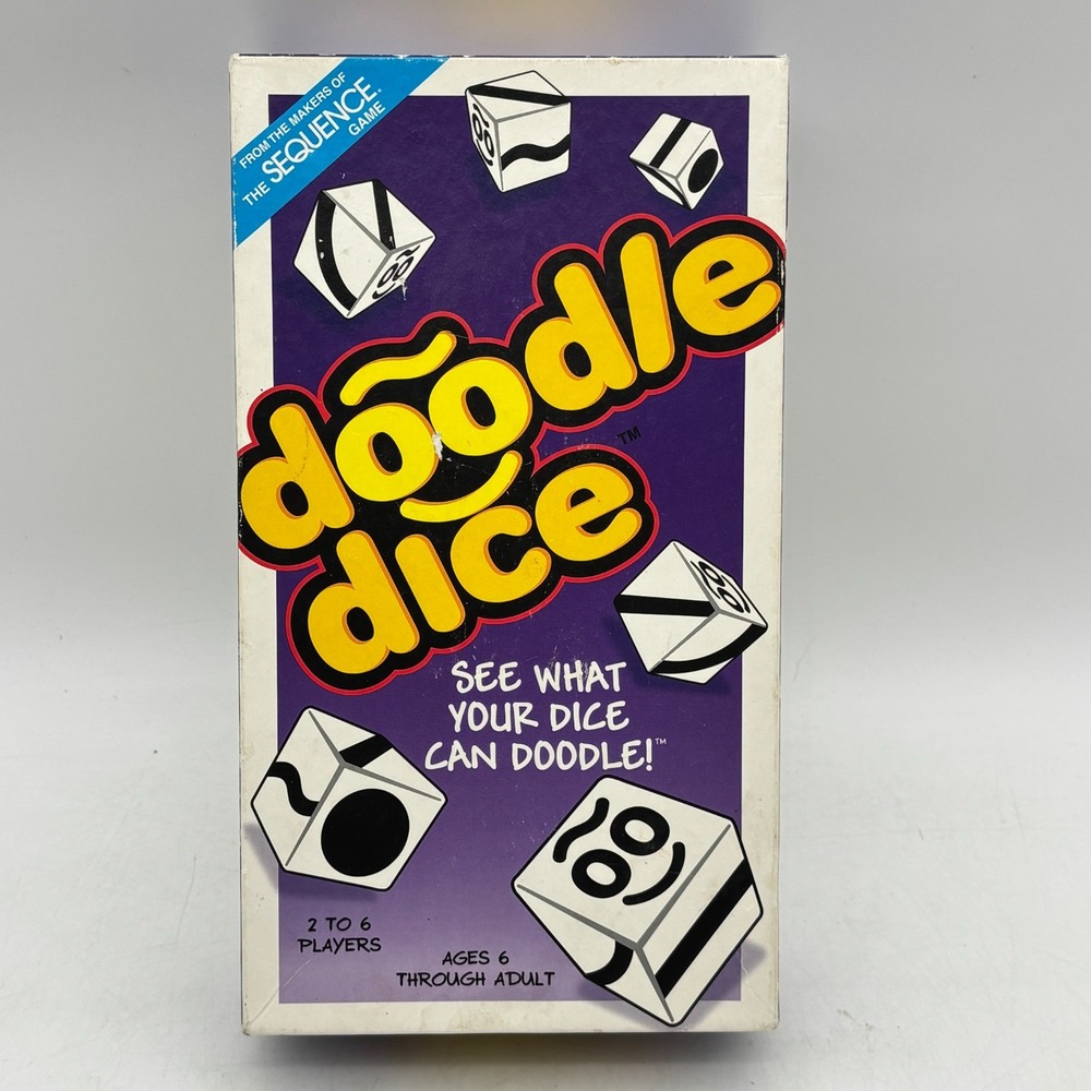 Doodle Dice Game COMPLETE Jax 2005 Makers of Sequence Family Matching